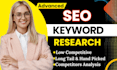 do advanced SEO keyword research and competitor analysis with ahrefs and semrush