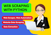 do python web scraping, web scraper, website data scraping