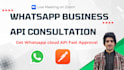 create whatsapp business API, set whatsapp cloud API with local number