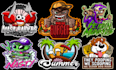 design unique custom cartoon character, mascot logo