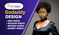fix redesign design godaddy website godaddy builder hostgator ionos website
