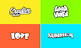 do creative text logo design with unlimited revisions