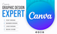 create all types of craft flawless using canva within 24 hours