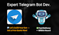 build telegram bots discord bots fast delivery