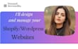 create, design and manage your shopify and wordpress websites