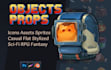 draw game assets, props, icons, objects, sprites and UI
