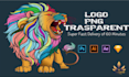 fix remove background from logo and recreate retrace make transparent png