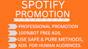 make and run organic ads for your spotify music promotion