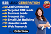 b2b leads generation ,data entry managment