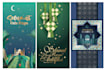 create hari raya green packets