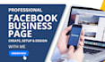 create, setup and design facebook business page