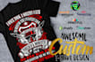 create a unique and custom t shirt design