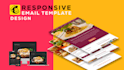 do responsive and editable mailchimp email template design in 12 hrs