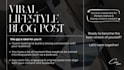 write viral lifestyle blog posts