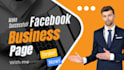create, setup and design professional facebook business page