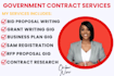 write response to rfp, bid proposal, and government contract, sam contracts