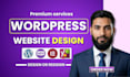 design, build, redesign, rebuild, clone or custom wordpress website landing page