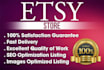 do killer SEO optimized products listings with tags on etsy