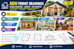 draw adu permit drawings, garage conversion, ,sunroom and deck drawings