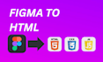 convert figma to responsive website using HTML CSS and javascript
