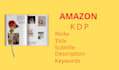 research profitable amazon KDP keywords, title and subtitle