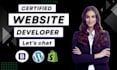 do affordable wordpress website design, rebuild, edit wordpress website