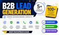 do b2b lead generation, linkedin lead generation and build a prospect email list