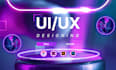 design modern and user friendly UI UX for websites, mobile apps and landing page