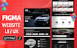do figma website design, website UI UX, website mockup