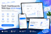 modern saas dashboard and web app UI UX