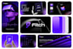 design tech sass cyber security ai crypto technology logo