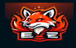 do fox, kitsune, e sport, mascot logo design