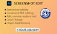quickly edit screenshot, text image or any image edit