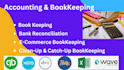 provide professional bookkeeping in quickbooks xero and wave accurate repots
