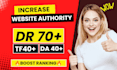 increase domain rating ahrefs dr moz domain authority da tf