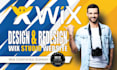 design wix studio website redesign wix studio website