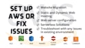 setup amazon AWS ec2, rds, s3, lightsail and fix issues