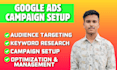 setup and managing google ads PPC campaigns