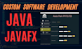 do java programming task, console, javafx gui applications