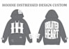 make design streetwear hoodie distressed