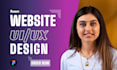 do website ui ux, website mockup, homepage design, website template using figma