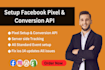 fix or setup meta pixel, setup events and custom conversions tracking