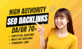 provide high quality contextual seo dofollow backlinks