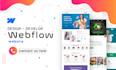 convert figma to webflow website as webflow expert