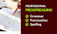 proofread and edit any personal statement,  admission essay