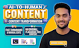 do rewrite ai content, humanize ai content using prompt engineering