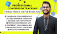 fix or setup tiktok pixel, tiktok event api, pinterest tag