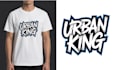 create modern typography t shirt design