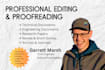 provide professional editing and proofreading for technical documents