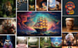 craft custom ai images with midjourney, dall e